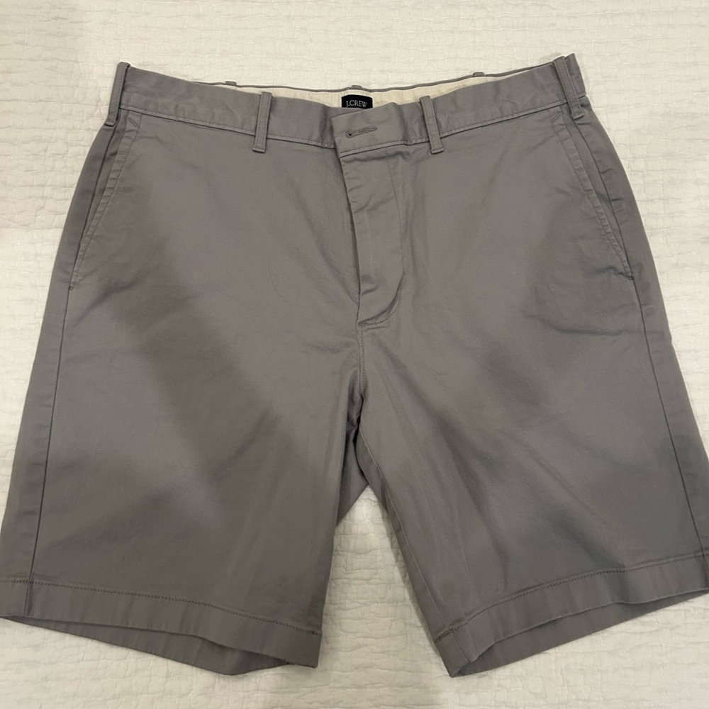 J. Crew Classic Gray Flat Front Shorts